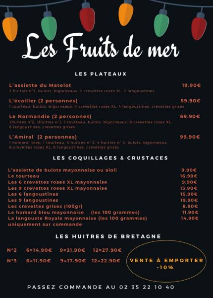 Fruits de Mer à emporter -10%